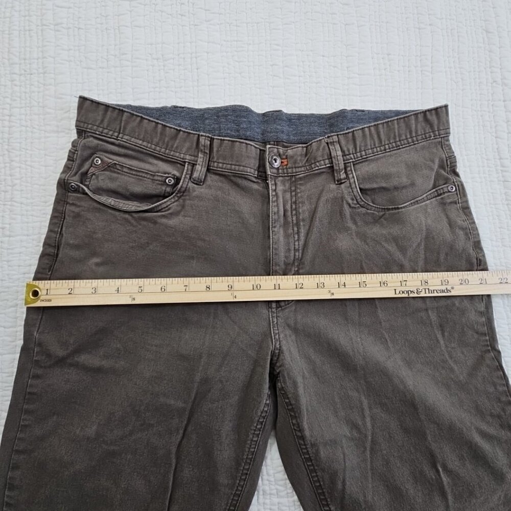 WP Weatherproof Canvas Utility Pants Men's 38Wx30L Ash Brown Straight Leg EUC LN - Picture 4 of 14